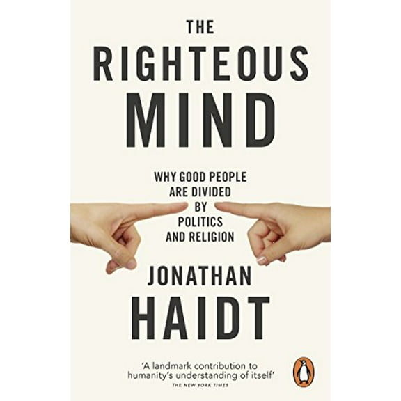 Pre-Owned Righteous Mind, 9780141039169, 0141039167, Paperback, International Edition edition