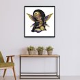 thumbnail image 4 of 5D DIY Mosaico Diamante Pintura Taladro Redondo Completo Big Eyes Elf Kit Decoración de Pared FLhrweasw Nuevo, 4 of 9