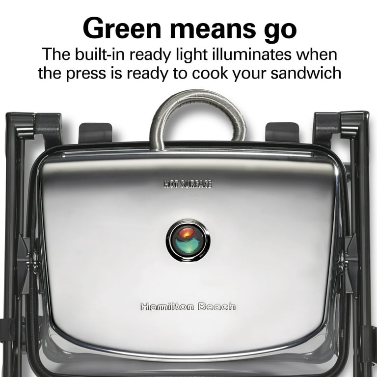 Hamilton Beach Panini Press Gourmet Sandwich Maker BLACK 25460Z - Best Buy