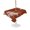 Red,White,Black, variant on Outdoor Tablecloth with Umbrella Hole for Patio/Picnic/Party/Camping, Eastern Leaves Waterproof Table Cloth Square Cover Washable, Vintage Red Brown Natural Branches Plants (60"x 60")