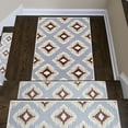 thumbnail image 3 of Sussexhome Tetra Multi Collection 2 x 3 Foot Heavy Duty Low Pile Rug Runner - Ultra-Thin Non Slip Area Rug - Washable Cotton Indoor Rug for Front Door Foyer Rug for Entryway, 3 of 5