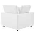 thumbnail image 6 of Loveseat Sofa, Faux Vegan Leather, White, Modern Contemporary Urban Design, Living Lounge Room Hotel Lobby Hospitality, 6 of 8