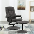 thumbnail image 3 of vidaXL Recliner with Ottoman Swivel Recliner Armchair with Footrest Fabric, 3 of 9