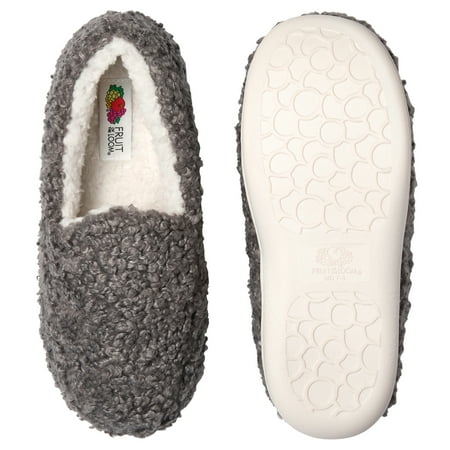 

Fruit of the Loom Women s Berber Loafer - Grey - MEDIUM