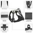 thumbnail image 4 of No Pull Dog Harness For Medium Dogs Easy Walk Dog Vest Adjustable Collars Harnesses & Leashes Set Breathable Oxford Outdoor Walking Safety Reflective Strip French Bulldog Pirate Dog, 4 of 9