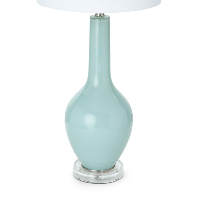 homeroots Éclairage 397222 Ensemble de 2 Lampes de Table Acrylique Moderne Aqua