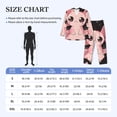 thumbnail image 4 of Naloa Cute Axolotl Sakura Blossoms B Men’s Pajamas Set - Long Sleeve Button Down Sleep Shirt and Pajama Bottoms Sleepwear Set-Large, 4 of 7