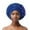 Blue, variant on Elegant Handmade Aso Oke Beret Hat African Headwrap Turban for Wedding Party Hair Wear Pink,One Size