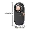 thumbnail image 4 of AuroraX Black Portable Pocket Fan Rechargeable Mini Handheld Fan Rechargeable Quiet Lightweight Battery Operated Fans for Wedding Guests, 4 of 5