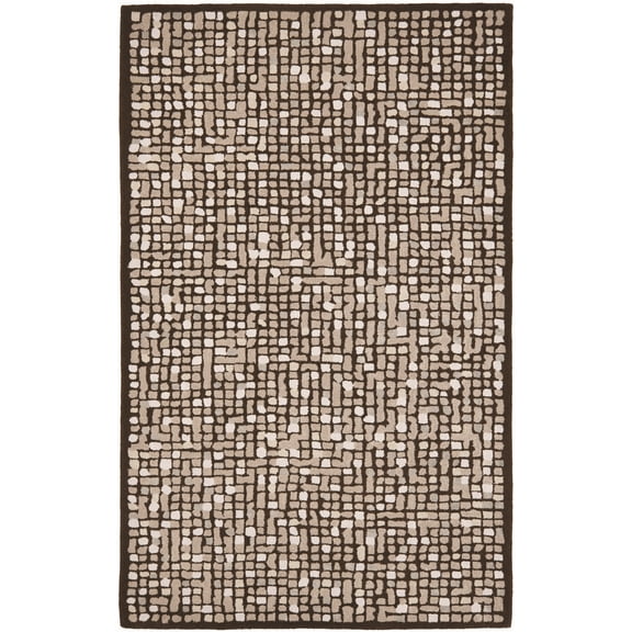 SAFAVIEH Martha Stewart Mosaic Dotted Area Rug, Wampum Purple, 3' x 5'