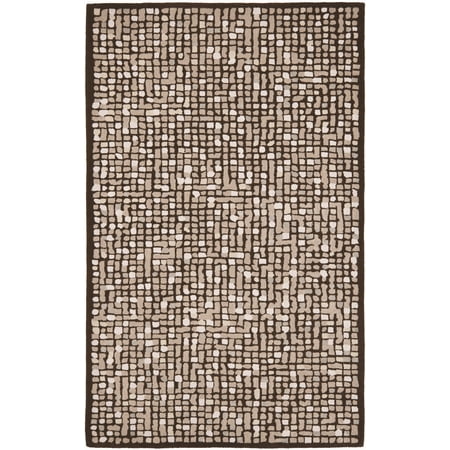 SAFAVIEH Martha Stewart Mosaic Dotted Area Rug, Wampum Purple, 3' x 5'