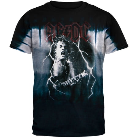 AC/DC Men's Angus Tie Dye Short Sleeve T Shirt