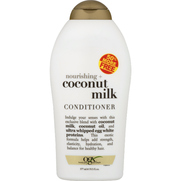 OGX Nourishing + Coconut Milk Moisturizing Conditioner for Strong
