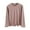 Khaki2, variant on Lmnyox Long Sleeve Shirt for Women Soft Comfort Solid Color Basic T Shirt Spring Plus Size Blouse Tops