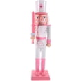 thumbnail image 1 of Nutcracker Soldier Christmas Nutcracker Figure Wooden Puppet for Tabletop, 1 of 9
