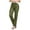 Army Green, variant on Mifelio Leather Pants for Women, Women Faux Leather High Rise Straight Pants Leg Vegan Leather Business Pant Trousers Women's Pants Army Green L