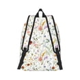 thumbnail image 3 of Balery Wildflower Watercolor Vintage Canvas Backpack for Men and Women - Large Capacity, Durable Travel Laptop Bag for School, Work, Hiking, and Outdoor Activities, 3 of 7