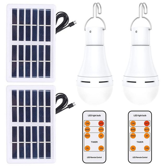 Luz de emergencia con carga USB, luz de corte de energía, bombilla LED de carga, luz de camping portátil para exteriores, puesto en el mercado nocturno