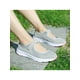 thumbnail image 3 of Oucaili Zapatos Mary Jane de ancho ancho para mujer informales, para caminar para correr zapatos planos, 3 of 7