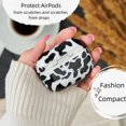 thumbnail image 5 of Stylish black and white patterned silicone headphone case for Airpods, 5 of 7