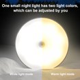 thumbnail image 4 of Sensor de luz nocturna para interior, recargable, pequeña luz Led para armario, luces cálidas para armario, funciona con pilas Zhivalor BST3010007, 4 of 7