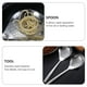 thumbnail image 3 of 1pc Filter Spoons Acero inoxidable Colador de colador Cucharas Durables Frying Spoons (Plata), 3 of 6