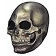 thumbnail image 3 of Ghoulish Productions Skull Gold Mask, Metallic Skull Mask. Glow In The Dark Skull Mask. Glow Skull Mask. Skull Latex Mask Full Face. Skulls Line. Adult Mask. One Size Latex Mask, 3 of 4