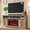 70in-Light Brown, variant on wow97e Fluted Fireplace TV Stand for TVs Up to 75 Inch with 23" Electric Fireplace, Modern Entertainment Center w/Waveform Panel Sliding Door & Adjustable Shelves for Living Room