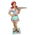 thumbnail image 2 of Design Toscano EU9342 Statue de Table de Service Rétro Rosie Diner Dame, 2 of 5