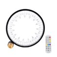 thumbnail image 4 of Almencla LED Bedside Lamp NightStand Light Comapact Housewarmging Gift Metal Circle Rings A, 4 of 8