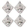 thumbnail image 4 of 4Pcs 304 Stainless Steel Ceiling Wall Mount Hook Heavy Duty Anchor Eye Plate For Boat Yoga Swings Hammocks 6mm8mm Full Welding, 4 of 5