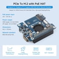 thumbnail image 3 of Adaptador NVME PCIe a M.2 con función PoE para RPI Waveshare, 3 of 7