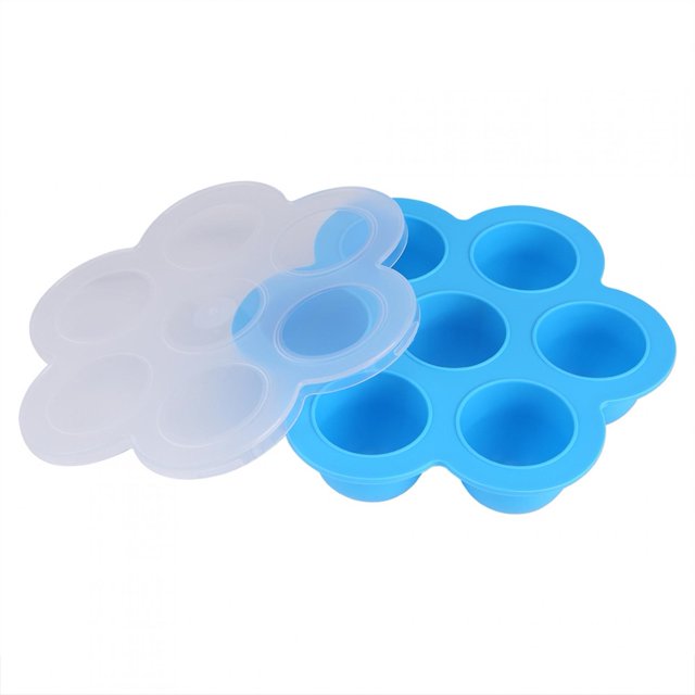 Baby Food Container, Durability Save Space Reusable Food Freezer Tray, Fruit Juice Coffe Drinking For Water