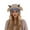 Khaki, variant on Bainana Winter Hat For Women Color Block Stretchy Earflap Santa Hats With Deer Fashion Warm Women Outdoor Headwear Beige