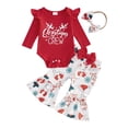 thumbnail image 1 of Conjunto de mamelucos Kuriozud con atuendo navideño para niña, 3-6 m, 1 of 7