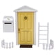 thumbnail image 1 of Simulación de casa de muñecas en miniatura de hadas, decoración de casa de muñecas, muebles de puerta, modelo para niños Amarillo, 1 of 8
