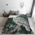 thumbnail image 5 of Owl Blanket Forest Owl Decor Throw Blanket Owl Blanket Gifts for Girls Boys Owl Lovers Winter Super Warm Soft Plush Lightweight Fleece Flannel Sofa Bedding Blanket for Kids Adults Men Women 80"X60", 5 of 6
