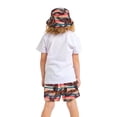 thumbnail image 2 of KKBOTIVE Shorts for Boys Lightweight Quick Drying Hiking Cargo Shorts Comfortable Beach Short Pant Kids Fashion Joggers, Watermelon Red Size: 7-8 Years, 2 of 4