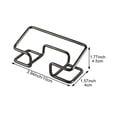 thumbnail image 7 of Business Card Holder for Desk Metal Business Card Holder Organizer Name Card Tag Organizer Storage Rack for Office Desk, 7 of 7