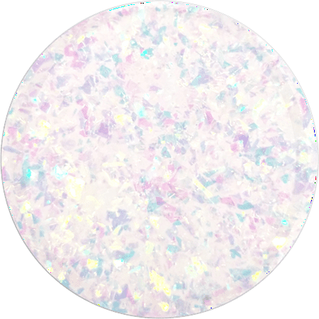 PopSockets - PopGrip Premium Cell Phone Grip & Stand - Iridescent Confetti White