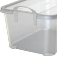 thumbnail image 3 of Life Story 55 Qt Stackable Storage Bin, Light Duty Lidded Container, Clear, 18 Pack, 3 of 6