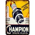 thumbnail image 1 of Placa Metal Vintage Enchufe Pintura Hierro Rectangular Del 30x40cm, 1 of 9