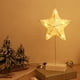 thumbnail image 5 of Lámpara de escritorio decorativa, lámpara de noche LED con forma de estrella a pilas, luz de noche blanca cálida, decoración de mesa para Navidad, hogar, dormitorio y Ramadán - Blanco, 5 of 5