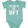 thumbnail image 3 of Inktastic Weightlifting You Had Me at Lift Boys or Girls Baby Bodysuit, 3 of 5