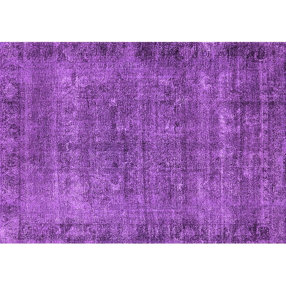 Ahgly Company Indoor Rectangle Oriental Purple Industrial Area Rugs, 8' x 12'