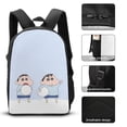 thumbnail image 3 of Creyon Shin-chan Backpack Three Piece Essentials 17 Inch Bag Lunch Tote Pen Case, 3 of 5