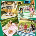 thumbnail image 4 of Big Picnic Blankets Beach Blanket Waterproof Sandproof, 80''x80'' Giant 5-Layer Outdoor Camping Blanket Rug Easily Foldable Picnic Mat for Grass, Hiking, Travel, Concerts, Indoor, 4 of 9