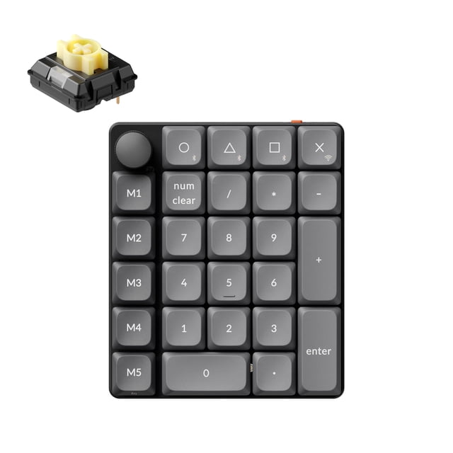 Keychron K0 Max Teclado numérico inalámbrico RGB intercambiable en caliente
