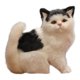 thumbnail image 2 of Cat Statue Craft Desk Colletop Ornament para niños Oficina para niños Estilo B, 2 of 9