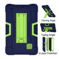thumbnail image 5 of For RCA Voyager 7 inch Case , RCA Voyager ll 7 Mignova Heavy-Duty Drop-Proof and Shock-Resistant Rugged Hybrid Case(with Built-in Stand) , For RCA 7 inch Voyager 2016 / 2017 Tablet (Navy Blue+Green), 5 of 7